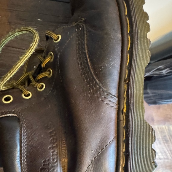 Dr. Martens Dark Brown Lace-Up Boots - Picture 6 of 9
